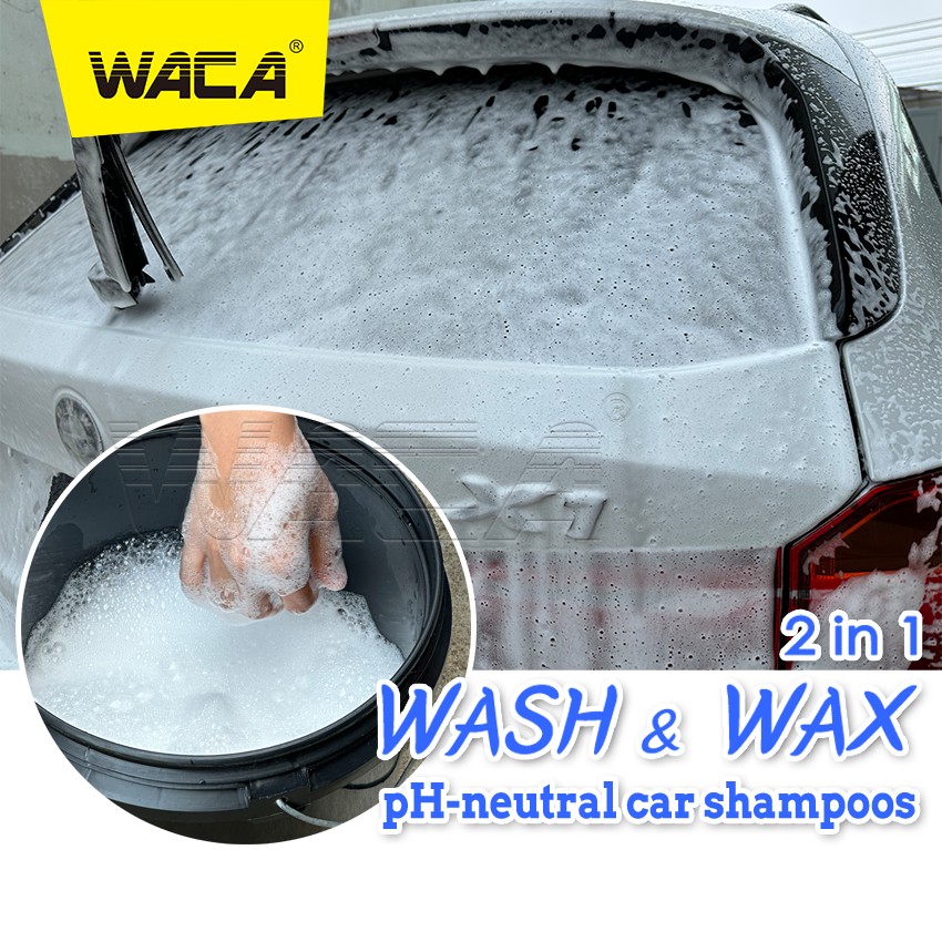 WACA WAX โฟมล้างรถ+เคลือบเงา W961