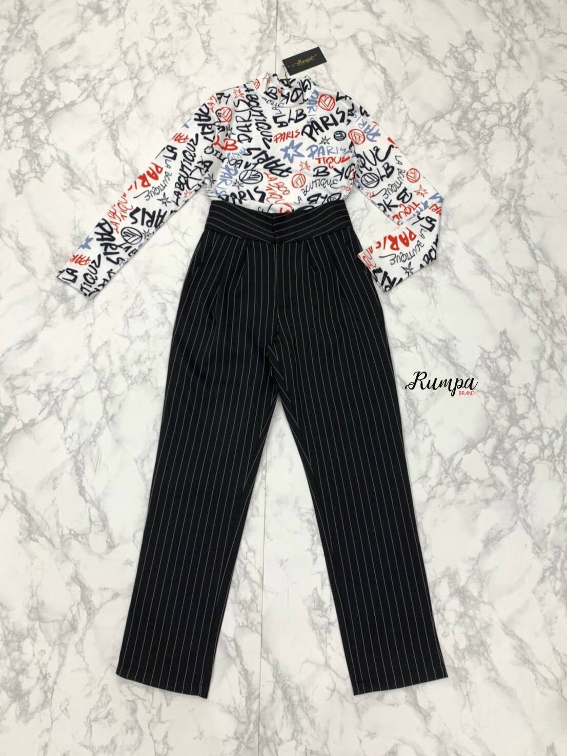 เซทแขนยาวดีไซน์ลวดลายกำลังฮอต