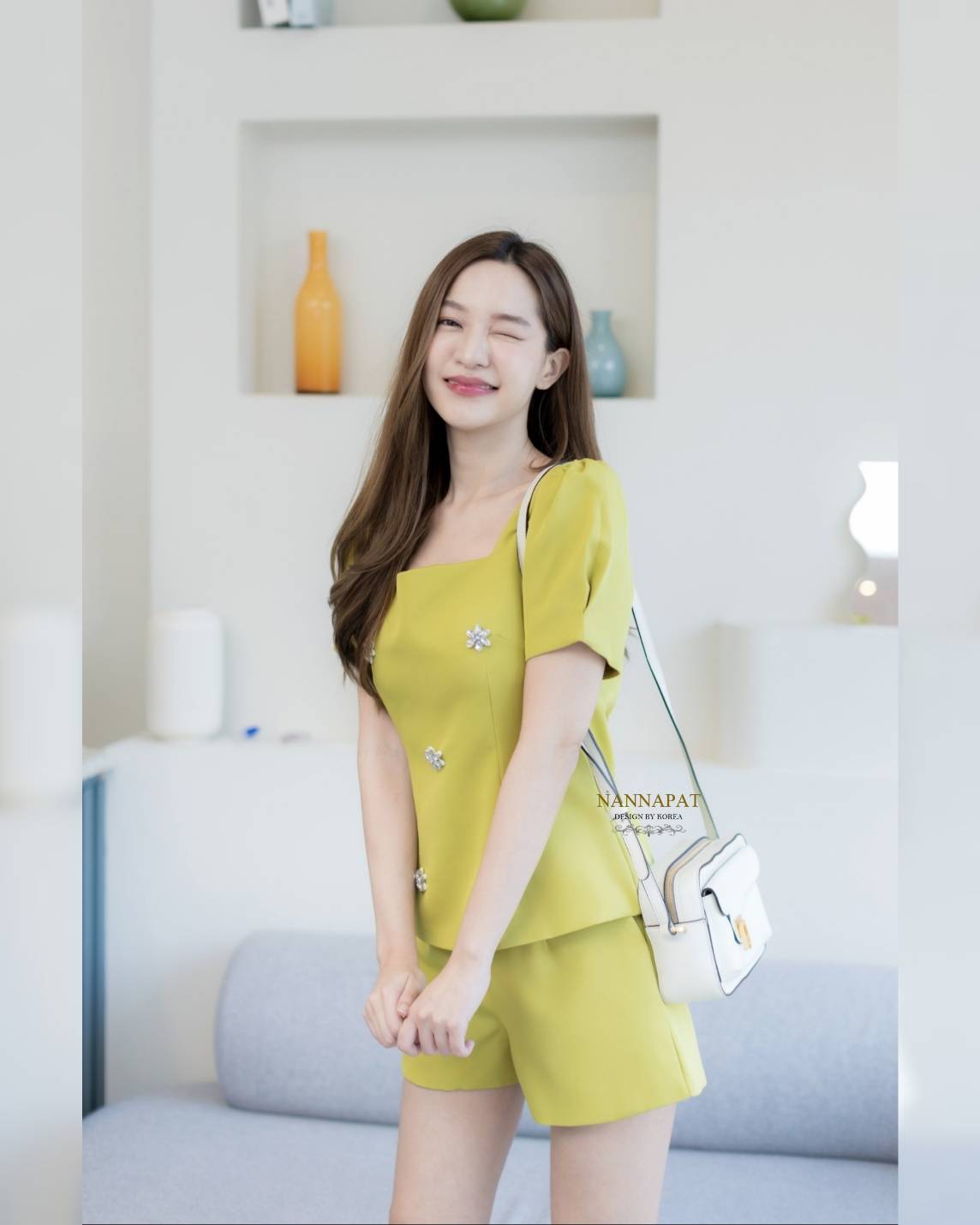 เสืัอซิปหลังกางเกงมีกระเป๋าข้าง