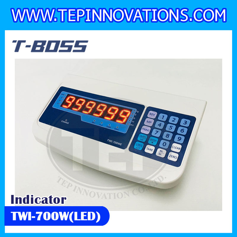 หน้าจอเครื่องชั่ง อะไหล่เครื่องชั่ง T-BOSS สำหรับเครื่องชั่งดิจิตอล T-BOSS รุ่น TWI-700W(LED) หัวอ่านเครื่องชั่ง หน้าจอเครื่องชั่ง อะไหล่หัวอ่านเครื่องชั่ง หน้าจออะไหล่