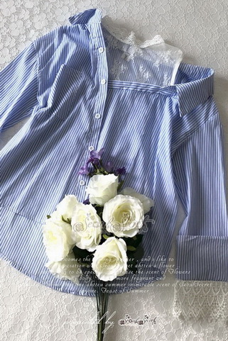 เสื้อเชิ๊ทดีเทลทรงเสื้อเชิ้ท