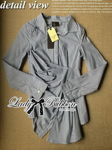 Lady Andrea Minimal Avant-Guard Detailed Shirt