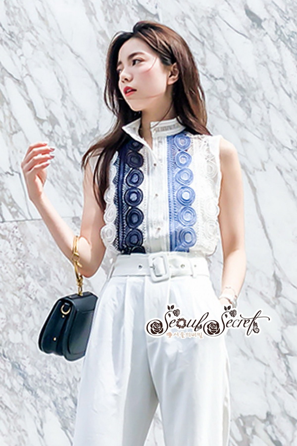 ผ้าทอลายลูกไม้เล่นลายฉลุวงกลมสวยเก๋