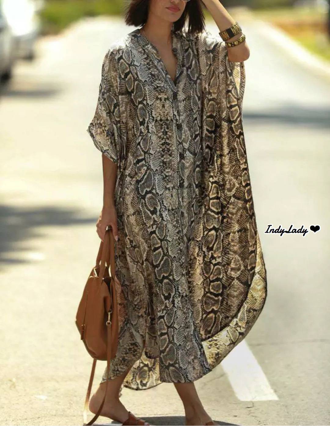 Dress คอปก กระดุมหน้ายาว