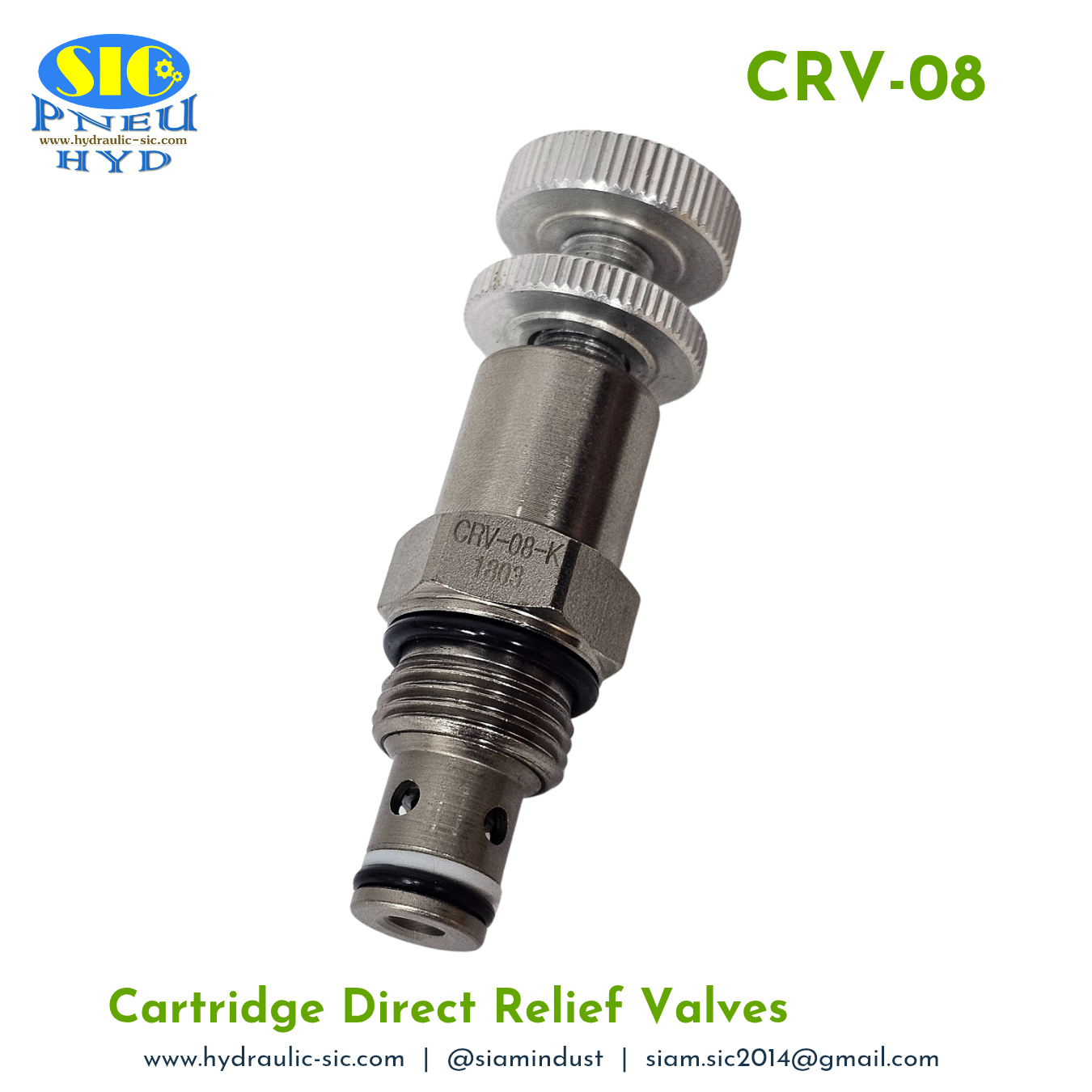 YF-10 , YF-08 : Cartridge Direct Relief Valve YOUQUEN
