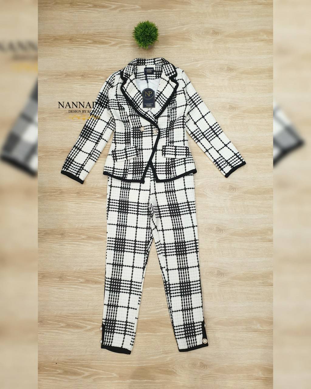 เซทสูทผ้าทวิสหนานุ่ม