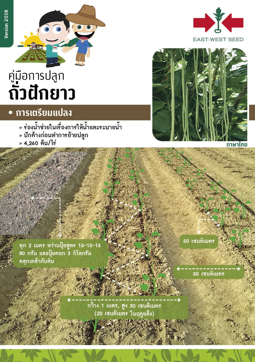 EWCOM Exp.10/69 กป 500กรัม ถั่วฝักยาวลำน้ำพอง 2 ดกพิเศษ ตราศรแดง ลำน้ำพอง Yard Long Bean