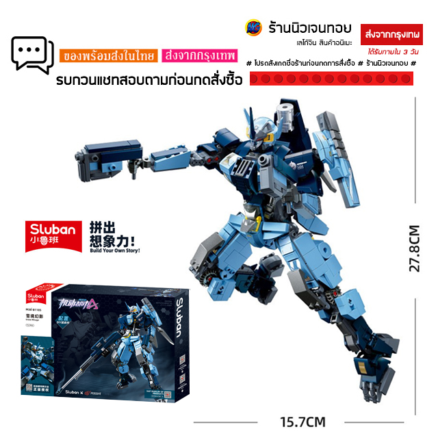 ชุดตัวต่อเลโก้หุ่นยนต์ Robot Sluban M38-B1185