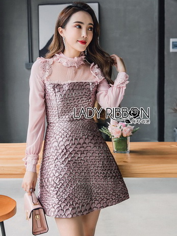 Lady Charlotte Little Mermaid Baby Pink Dress