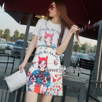 เสื้อผ้ายืดกระโปรงผ้าเนื้อหนา