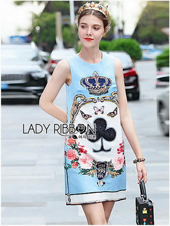 Lady Marie Italian Style Brocade Dress