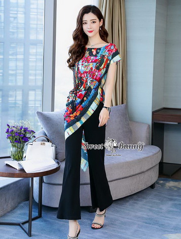 เสื้อทรงสวยเก๋แขนเสื้อทำสั้นข้างยาวข้าง