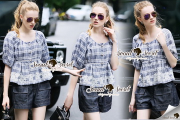Lady Ribbon Online ขายส่งเสื้อผ้าออนไลน์ Seoul Secret SS16280716 Seoul Secret Say's .... Scotty Scotty Blosssom Lace Stick Set