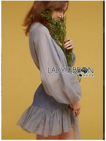 Lady Mini Dress with Big Ribbon