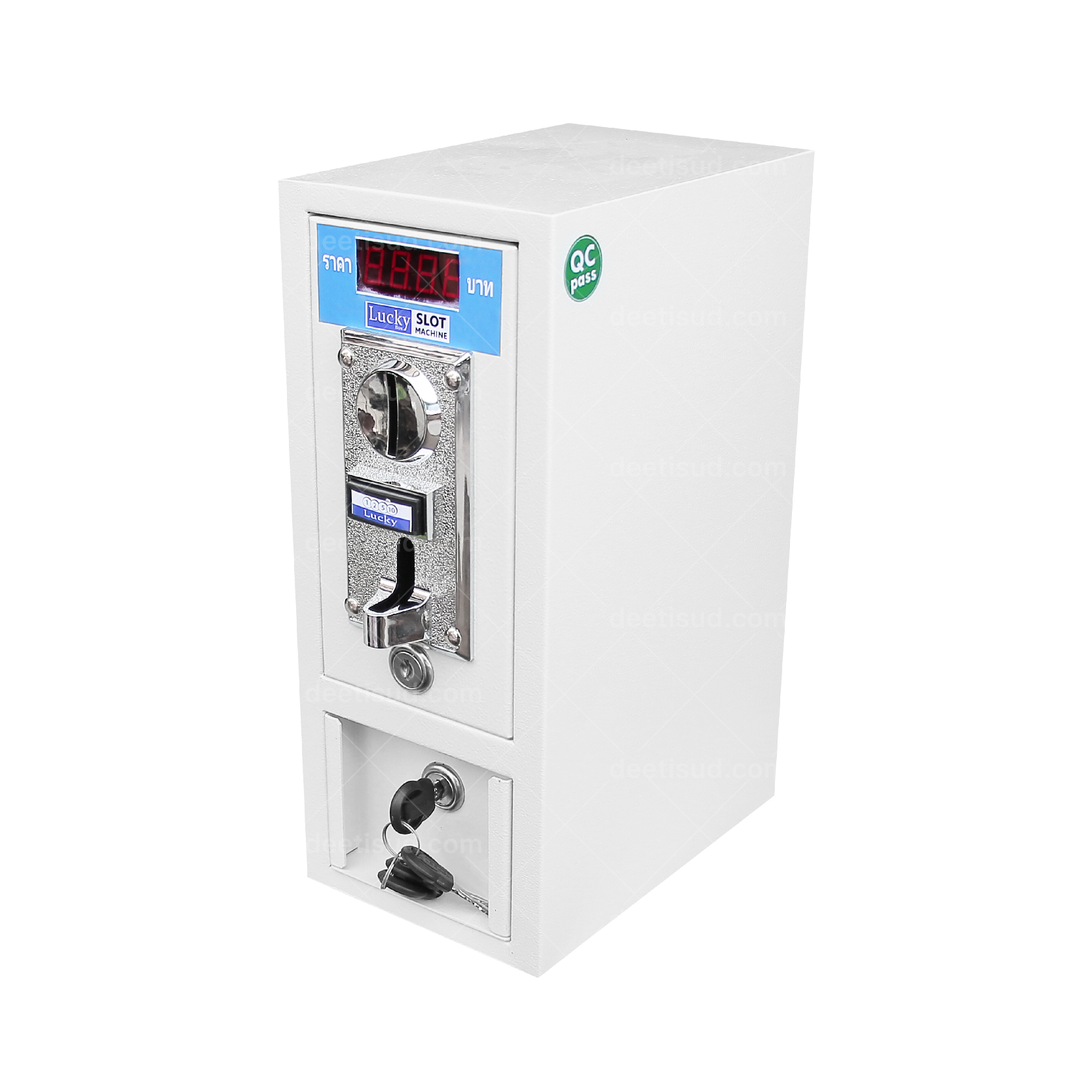 กล่องหยอดเหรียญระบบอัตโนมัติ สำหรับเครื่องซักผ้า รุ่นLK99 พร้อมบอร์ด LK-102