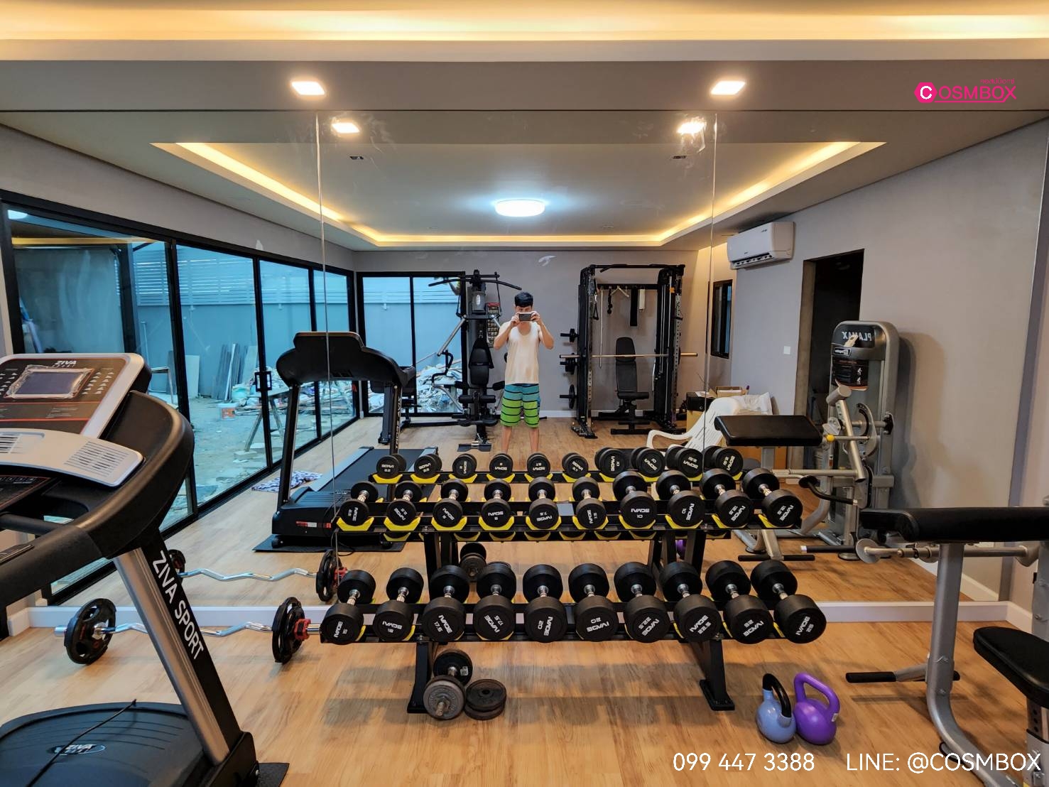 กระจกเงา / กระจกฟิตเนส / กระจกซ้อมเต้น
