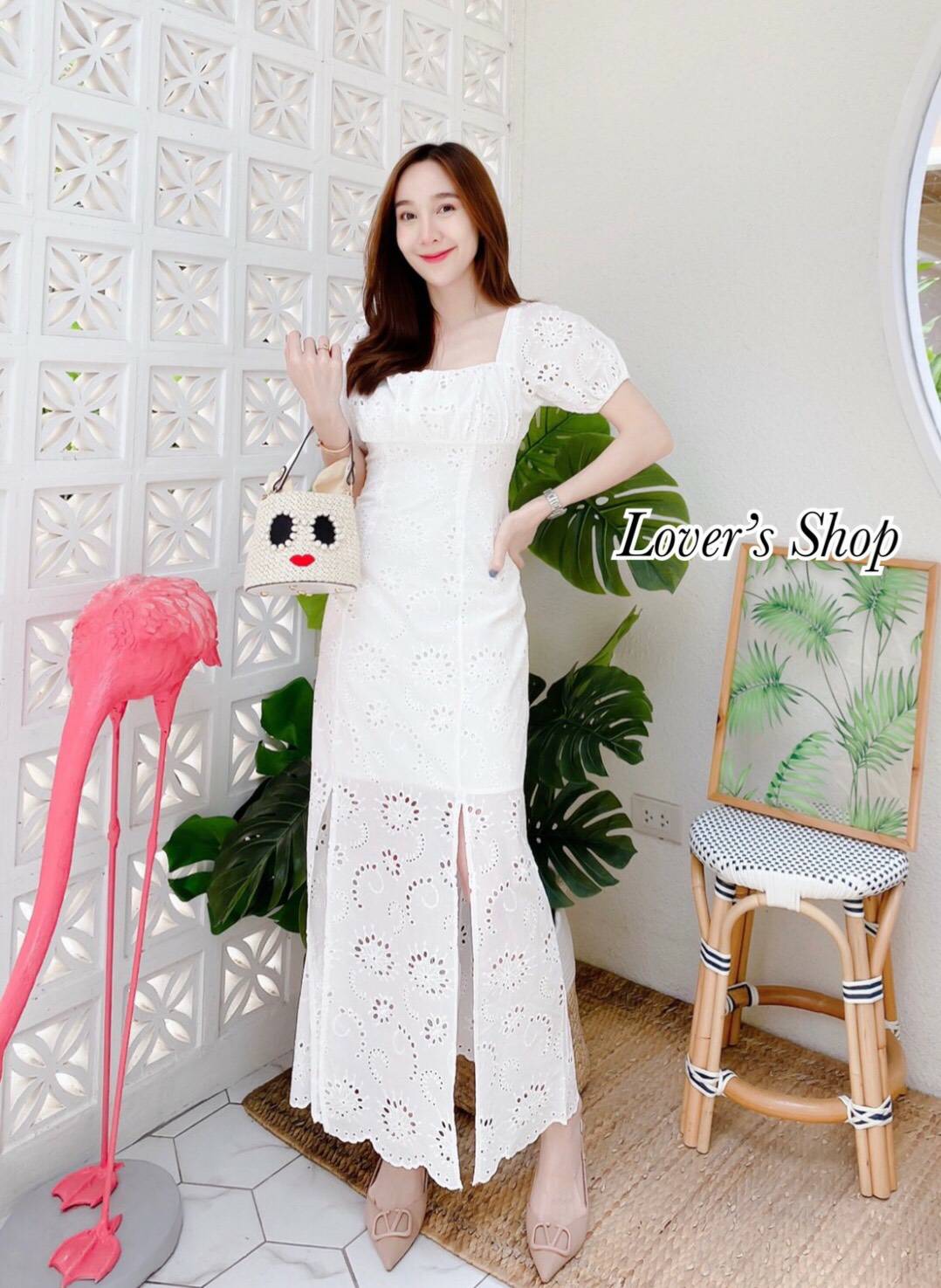 ผ้าลูกไม้เนื้อดีใส่ไปงานบุญ