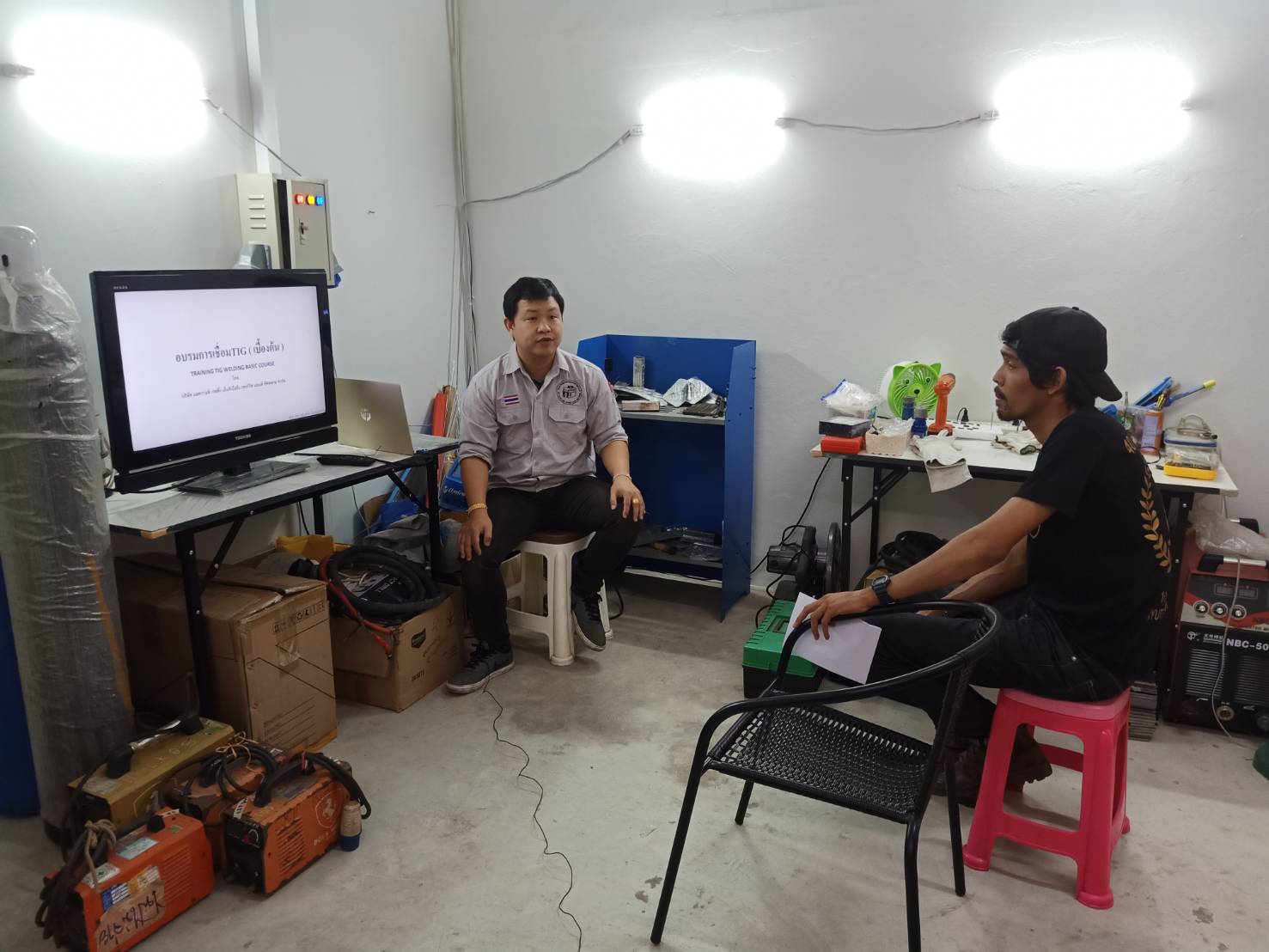 อบรมการเชื่อมอาร์กอนTIG(เบื้องต้น)