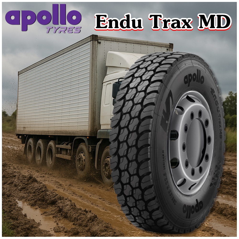 ยางรถบรรทุก เรเดียล ขนาด 295/80R22.5 16PR Endu Trax MD ยี่ห้อ APOLLO