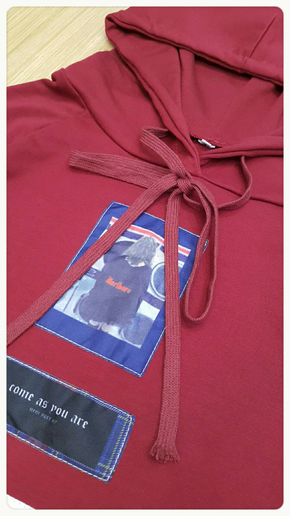 เสื้อกระโปรงทั้งชุดผ้ายืดสีแดงสด