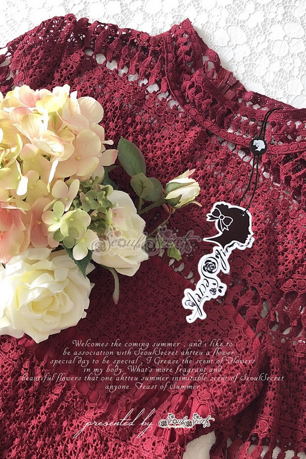 เสื้อคอตั้งลุคสาวเกาหลีโทนสีเปรี้ยวสวยหรู