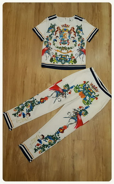 เสื้อ+กางเกง ผ้าพื้นสีครีม