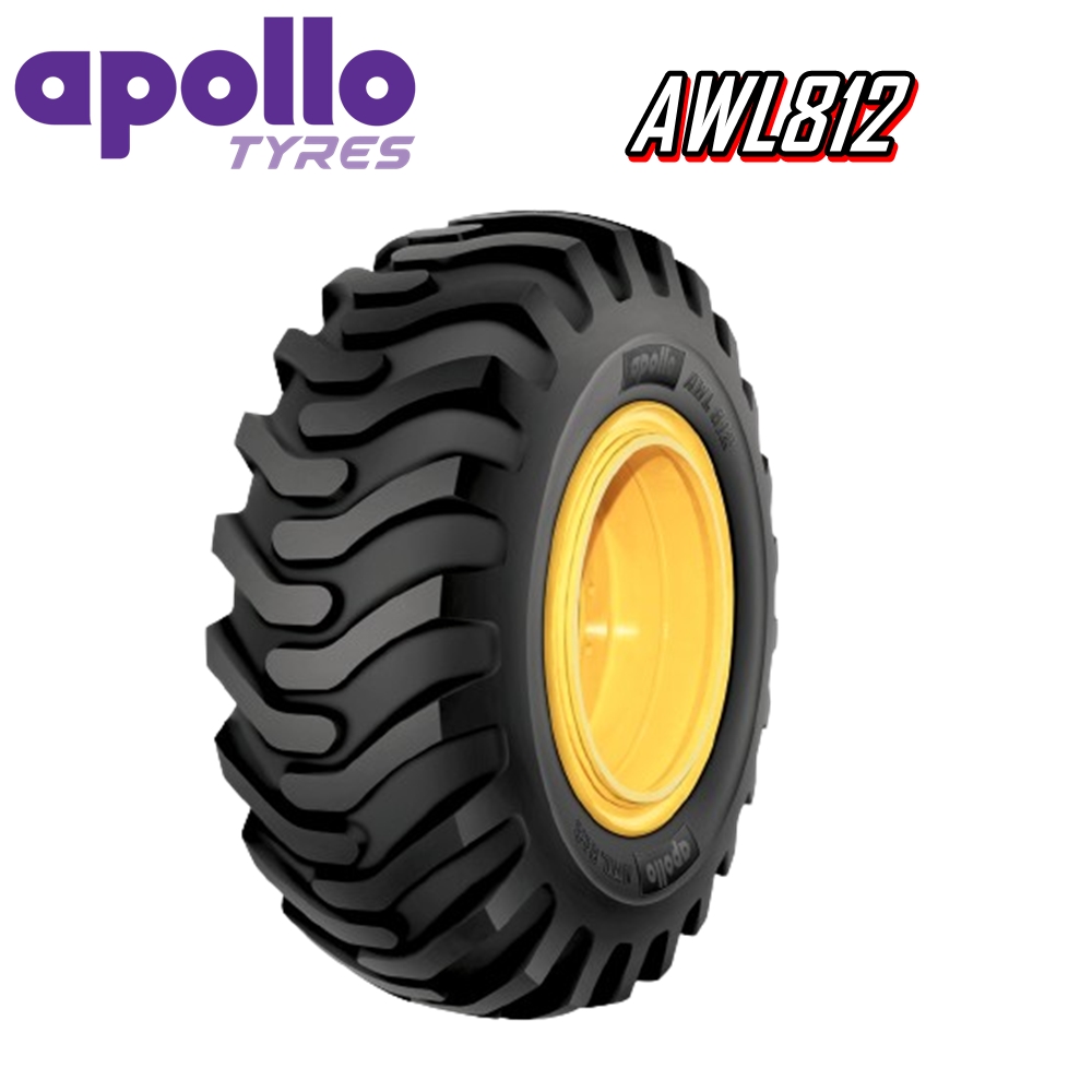 ยางรถอุตสาหกรรม รถตัก รถเกรด ขนาด 15.5-25 ,17.5-25 รุ่น AWL812 ชนิด TL ยี่ห้อ APOLLO