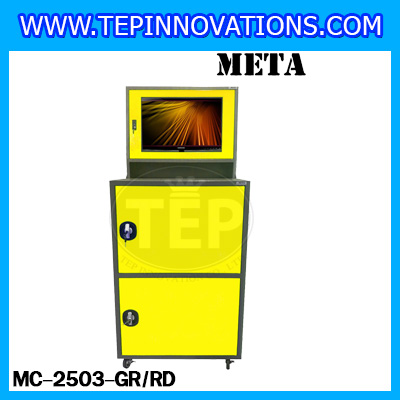 Mobile Computer Station ตู้Mobile computer รุ่น MC-2503(มีตู้ครอบคอมพิวเตอร์)