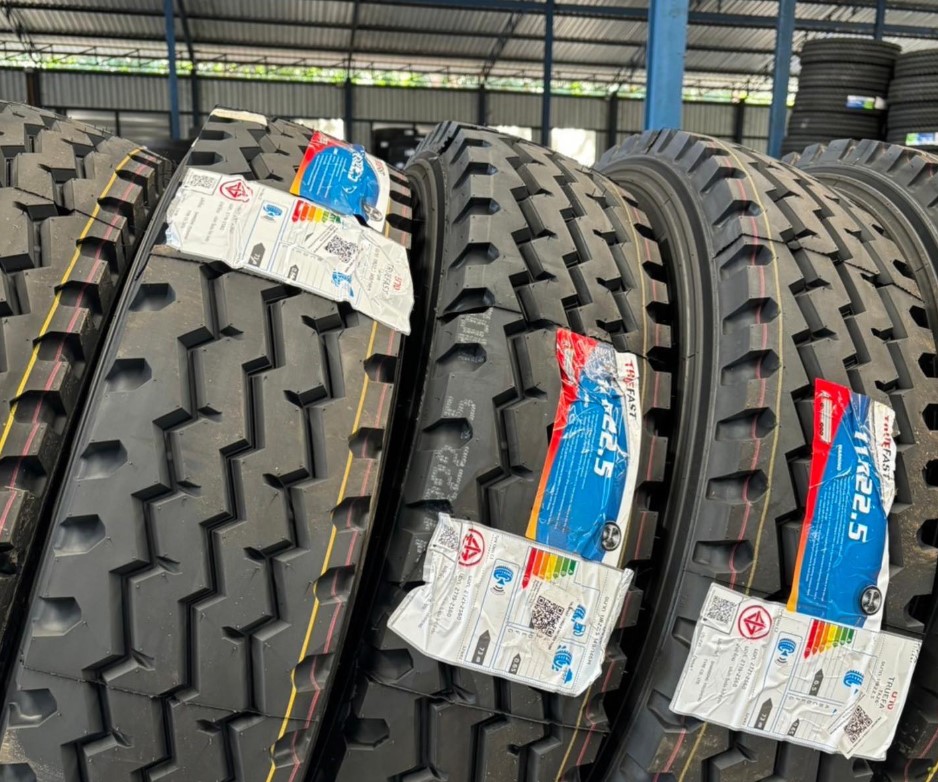 ยางรถบรรทุก เรเดียล ขนาด 11R22.5 รุ่น TA268 18PR ยี่ห้อ TRUEFAST