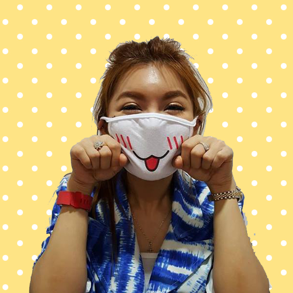 หน้ากากกันฝุ่น ผ้าปิดปาก น่ารัก ลายการ์ตูน emoji emoticon ขนาด 20 x 11 cm