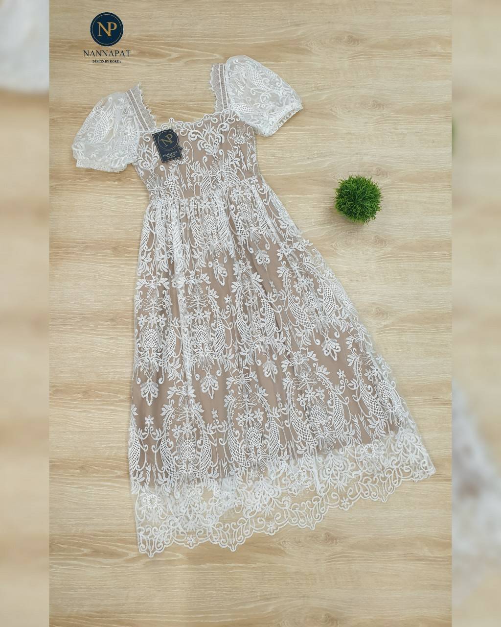 เดรสซิปหลังแขนตุ๊กตาใส่ไปวัดทำบุญ