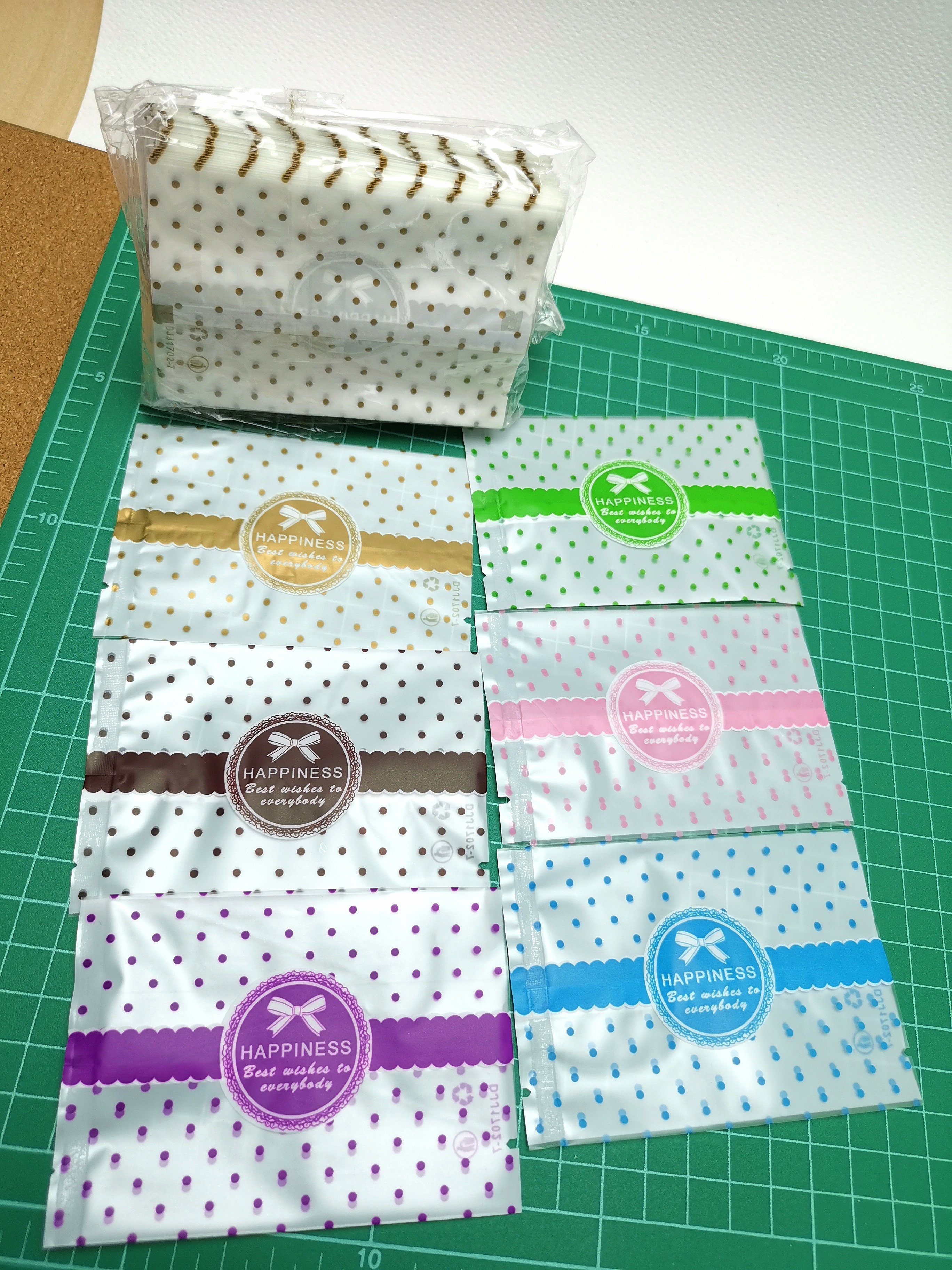 ✅🇹🇭 ถุงซีล 7*10cm. ~100ใบ พลาสติก แพ็คเกจ เบเกอรี่ j12