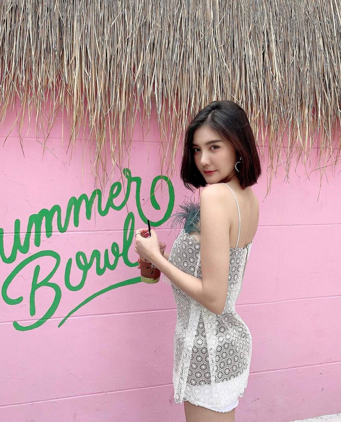 ผ้าลูกไม้อย่างดี มีซับใน
