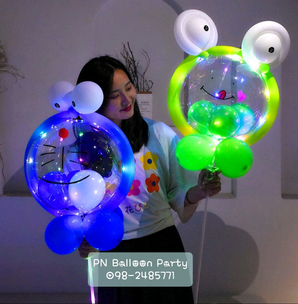 ลูกโป่งตุ๊กตา แท่งไฟกระพริบ มีพร้อมส่งในไทย