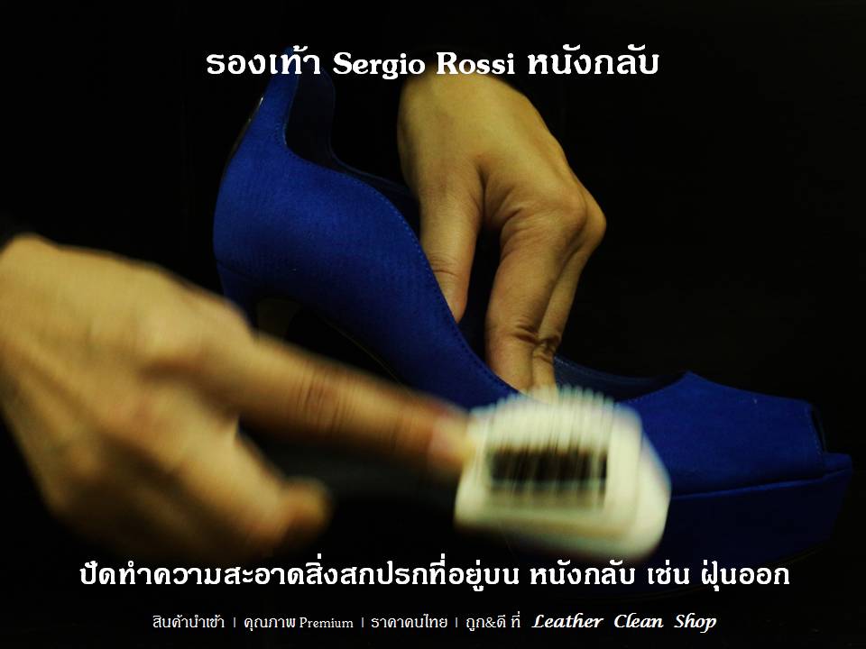 Nano Water Proofer ( สเปรย์ป้องกันน้ำ เชื้อรา และ ฝุ่น ) - Sergio Rossi หนังกลับ