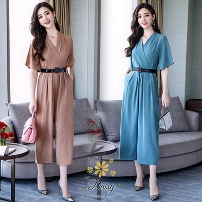 ชุดจั๊มสูทผ้าจอเจียร์ญี่ปุ่น