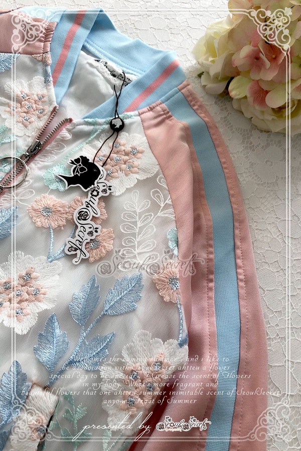 เสื้อ Jacket ลูกไม้สวยหวาน ลุคสาวเกาหลี