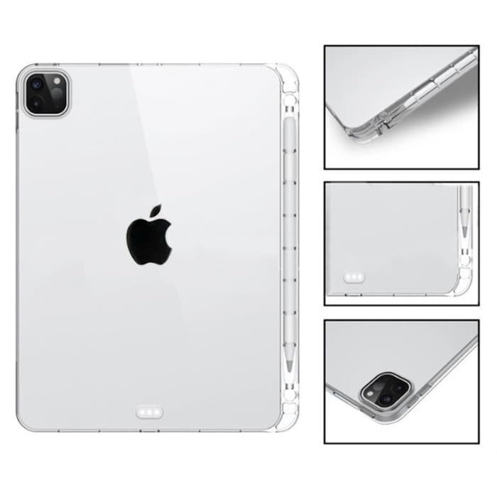 เคสซิลิโคนใส (มีที่เก็บปากกา) - เคส iPad Pro 11" Gen 3/4 (2021/2022)