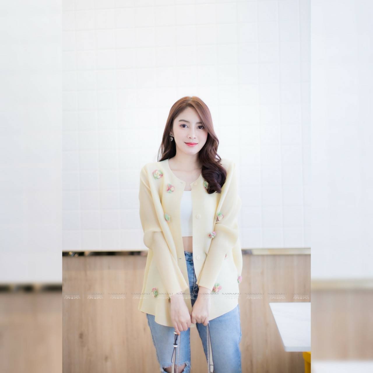 เสื้อคลุมพรีทสีYellow ( เหลือง)