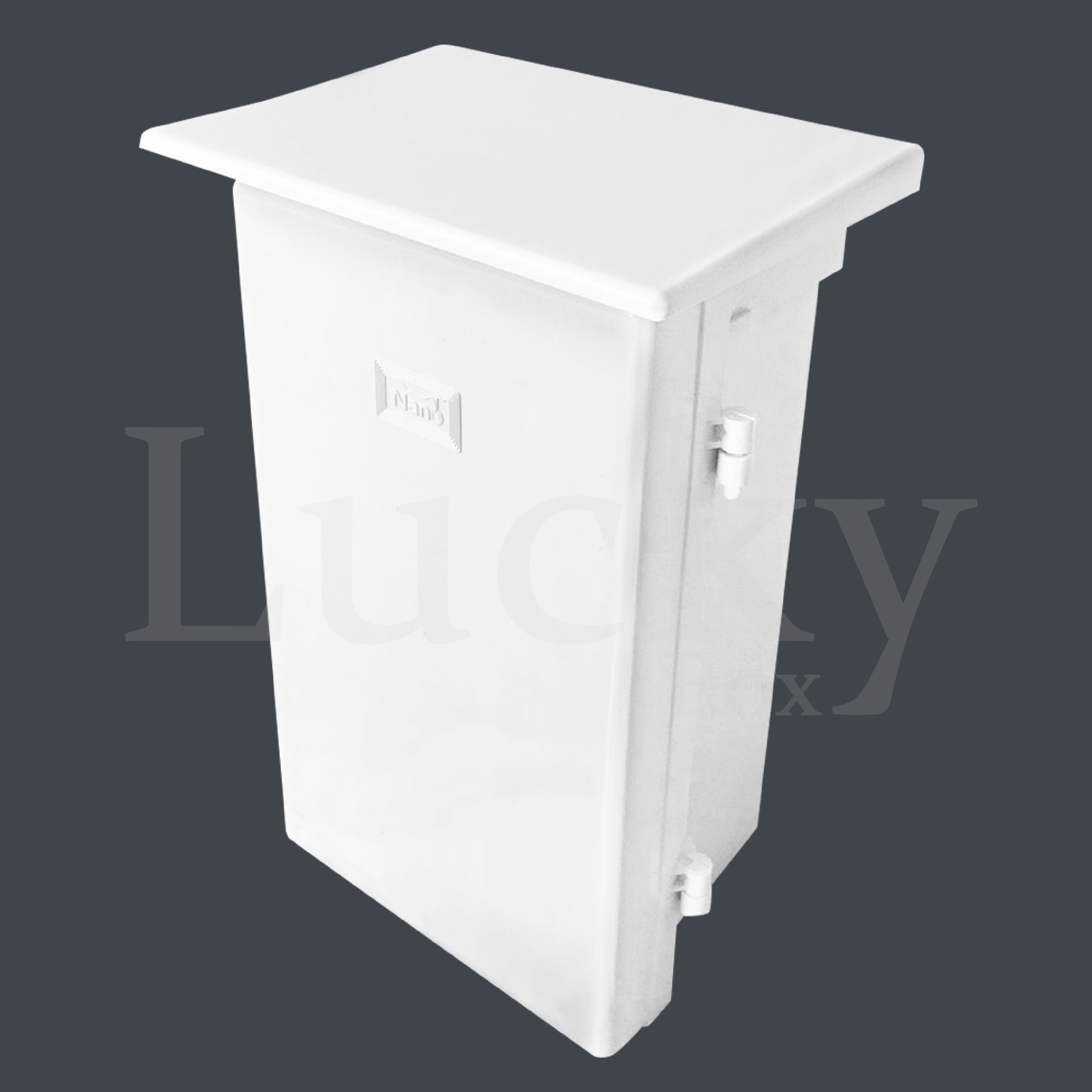 NANO-101W ตู้กันน้ำพลาสติกมีที่กันฝน Electric Enclosure With Rain Hood
