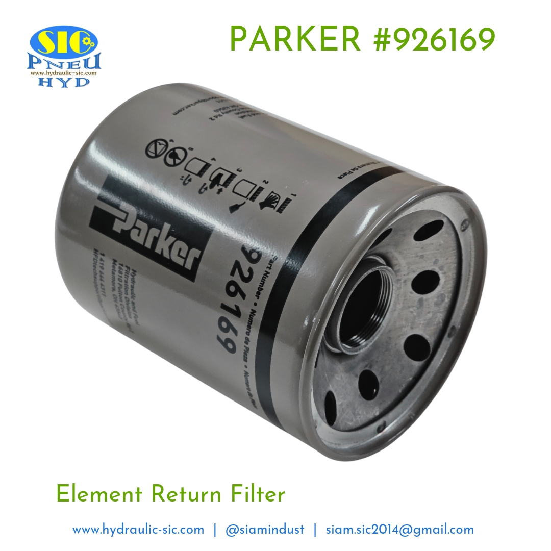Spin-On Element Filter 1-1/4" ไส้กรองไฮดรอลิค 5 Micron / 10 Micron กรองขากลับ กรองละเอียด กรองกระป๋อง