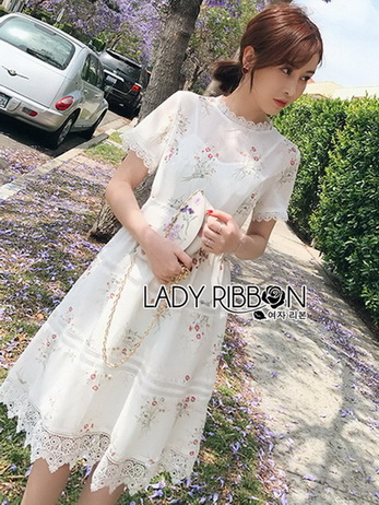 Lady Katie Sweet White Mini Dress