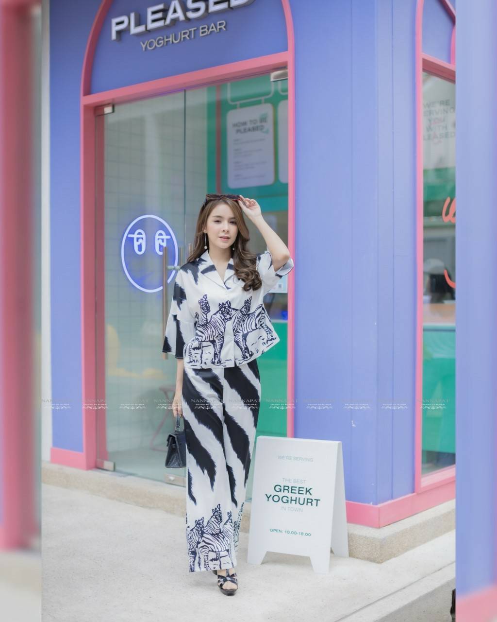 เสื้อกระดุมหน้า แขนบาน