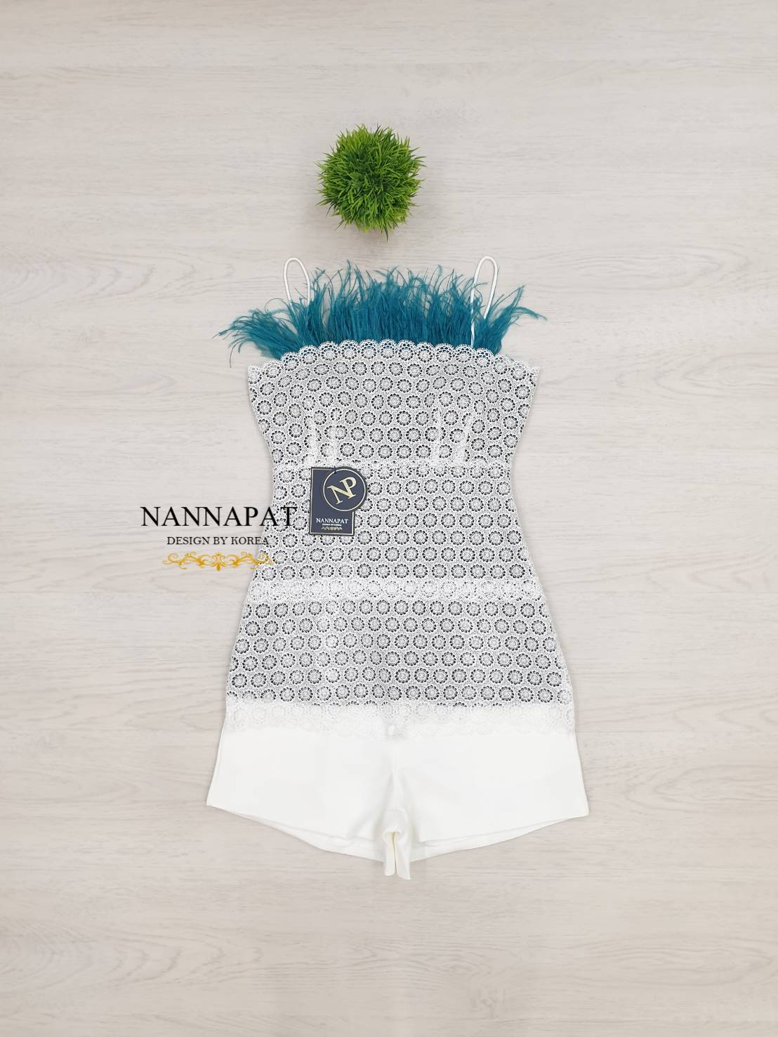 ผ้าลูกไม้อย่างดี มีซับใน