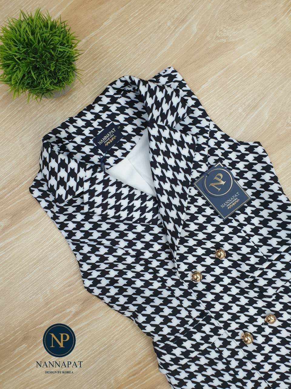 เสื้อกระดุมหน้าลายชืโนริ