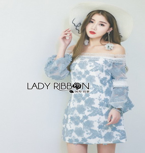 Lady Ribbon Olivia Embroidered Lace Playsuit