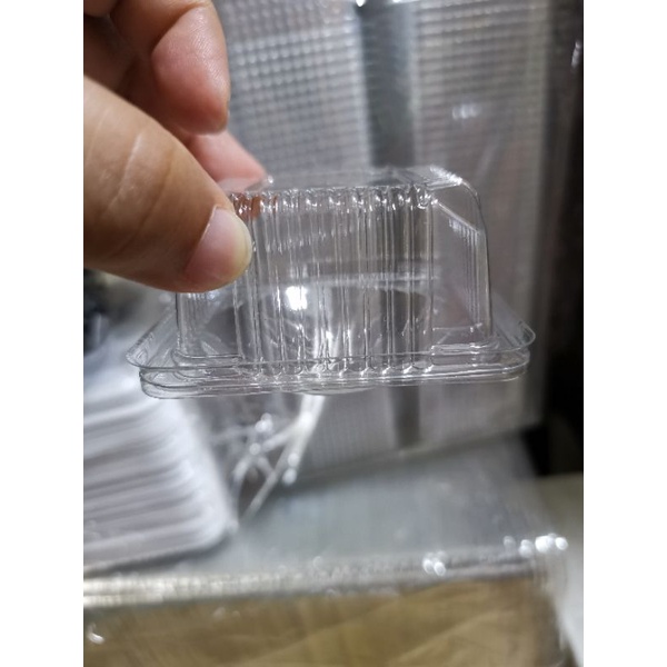 กล่องเปี๊ยะฝาโดม ~100ชุด ถาดขนม ฝาโดม ขนมเปี๊ยะลาวา กล่องเบเกอรี่ bbpo j12