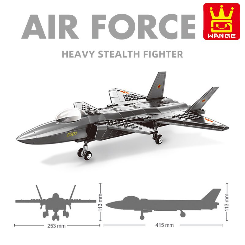ชุดตัวต่อเครื่องบิน FireFang Stealth Fighter