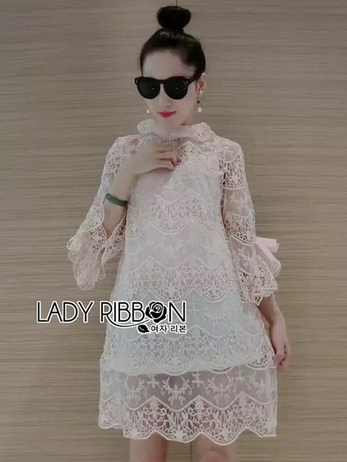 เดรสลูกไม้สไตล์โมเดิร์นวินเทจ