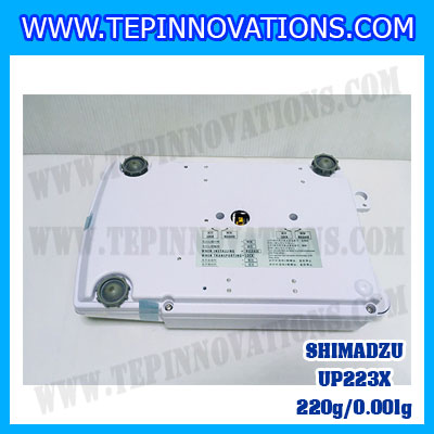 เครื่องชั่งดิจิตอล ทศนิยม 3 ตำแหน่ง รุ่น UP223X 220gx0.001g เครื่องชั่งละเอียดสูง220g เครื่องชั่งน้ำหนัก220g ตาชั่ง220กรัม พิกัดน้ำหนัก 220g ความละเอียด 0.001g ยี่ห้อ SHIMADZU รุ่น UP223X
